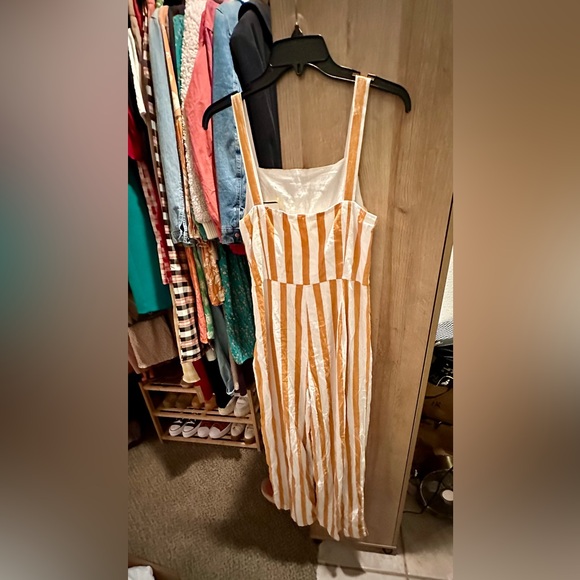 C&C California, size S, rust/white striped jumper - Picture 2 of 5